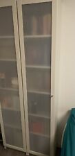 2x Ikea Billy Regal Mit Türen weiß 202 x 40 x 28