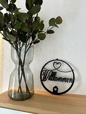 Willkommen Türschild