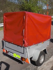 PKW Anhänger 500Kg gebraucht, aber im TOP Original-Zustand !! Spriegel und Plane