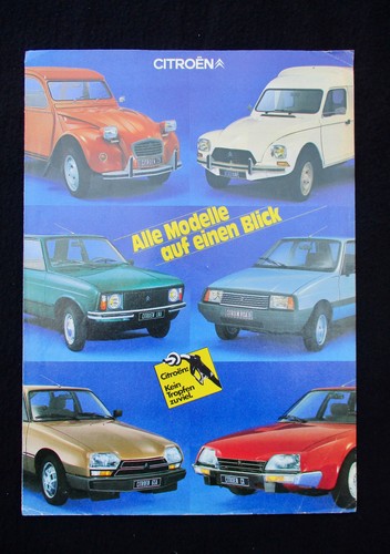 Citroen programm 2cv - gs, cx