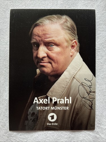 Autogrammkarte axel prahl - autogrammkarte,