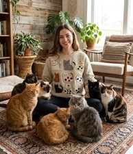 Wunderschöner katzenpullover - wunderschöner,