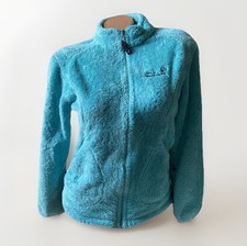 Jack Wolfskin Women’s Teddy Fleece Hiking Jacket Blau Kuschel/Sherpa Weich 