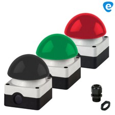 Grobhandtaster Fußtaster Pilztaster Taster Not-Aus Buzzer Türöffner IP65 1NO+1NC