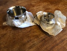 Indisches Geschirr, Edelstahl, vollpoliert, Handarbeit, gedengelt