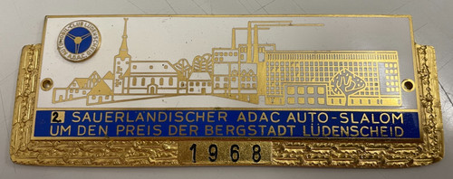 Auto slalom plakette - auto,