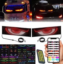 USB Dynamische Bunte Augen Lampe Soft Screen LED Auge für Auto Fenster Auto LED