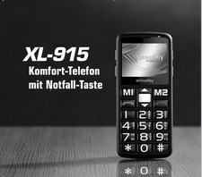 Großtasten Senioren-Handy simvalley XL-915 Komfort mit Notfall-Taste simlockfrei