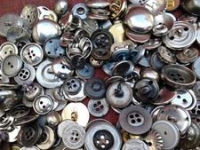 Konvolut alte metall knöpfe - konvolut,