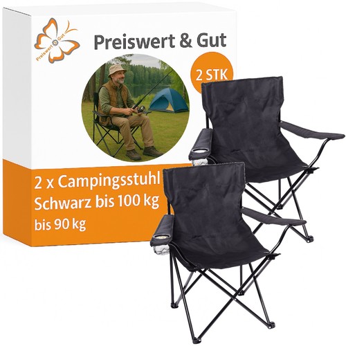 Campingstuhl klappbar bis - 2x,