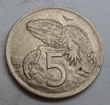 Neuseeland 5 Cents, 1974 ##