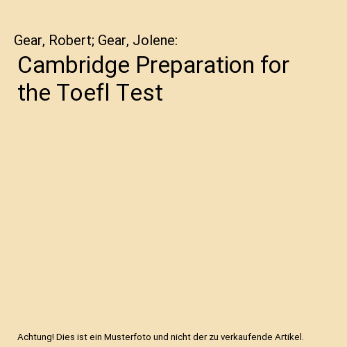 Cambridge preparation for the - cambridge,