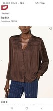 Bluse neu braun satin - neu,
