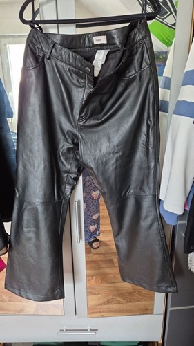 Damen nappalederhose schwarz - damen,