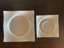 Via Ritzenhoff Kuchenteller + Untertasse weiß