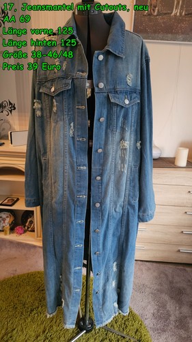 Jeans jacke mantel neu - jacke, mantel,