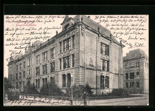 Karlsruhe ansichtskarte - karlsruhe,,