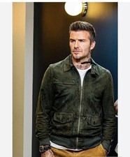 David Beckham Green Bomber