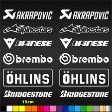 Motorrad Sponsoren Aufkleber