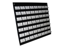 Visitenkartenpresenter, Visitenkartenhalter, 56 Steckplätze, versch. Farben