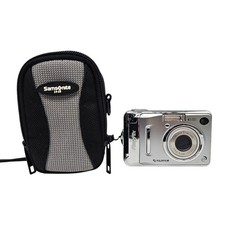 Fujifilm Digitalkamera FinePix A400 4.1MP Silber  Funktioniert 