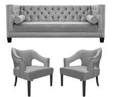 Silber Samt Garnituren