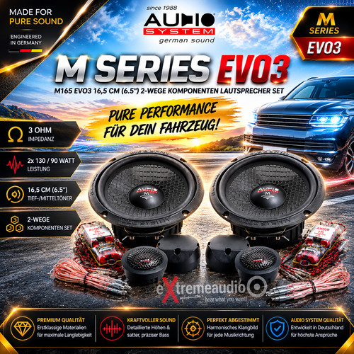Audiosystem m165evo wege - m165evo, 2-wege