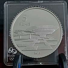 5 Reais Brasilien 2015 Silber PP Olympische Spiele- Museu de Arte Moderna