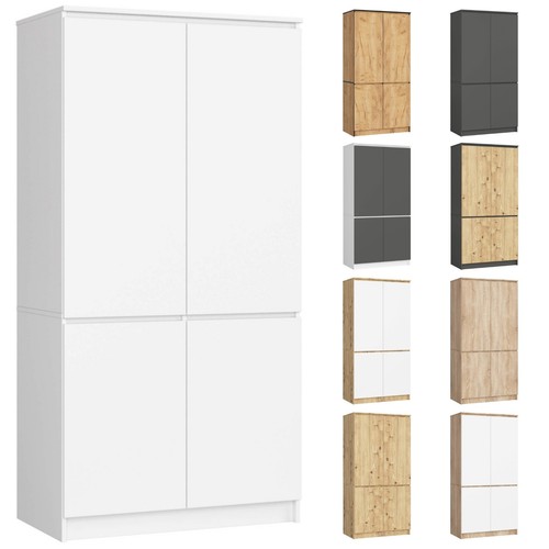 Kleiderschrank akord s90 cm - kleiderschrank,