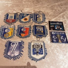Schalke 04    Wimpel Set Uefa Cup Sieger 1996/97 + 2 CD - Weihnachtsgeschenk
