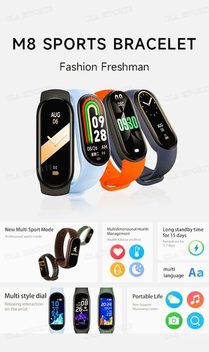 Fitnessarmband smartwatch - m8,