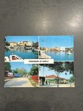 Postkarte Jugoslawien Autocamp Jadranka Izola AK 1485 Pozdrav Iz Izole
