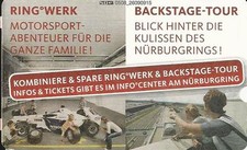 Bereits benutztes Parkticket vom Nürburgring von 2016 Souvenir Andenken