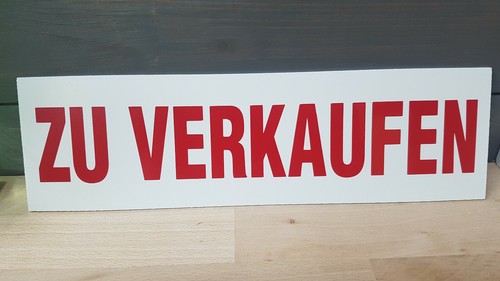Verkaufen schild schilder - zu,