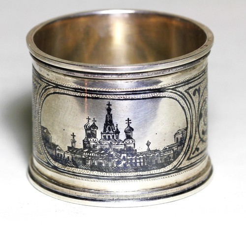 Serviettenring russia silber - serviettenring,