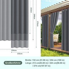 Outdoor Vorhang Garten mit