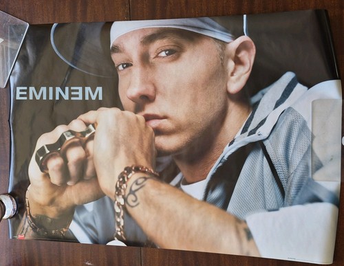 Eminem brass knuckles portrait - brass,