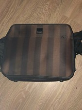 Stratic Tasche Handgepäck mit Lasche für Trolley l Braun mit Hellbraun Neu