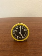 Wecker 60er 70er Jahre Space Age Gelb Peter Vintage Mid Century 
