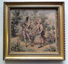 kleiner Rahmen für Foto/Grafik goldene Stuckleiste 1 von 2