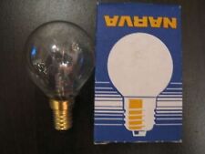 Glühlampe Glühbirne Kugel Form E14 25 Watt 50 Stück DDR NARVA Leuchtmittel