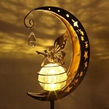 Solar Gartenstecker Mond