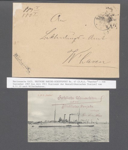 Kamerun marine schiffspost - kamerun,marine,