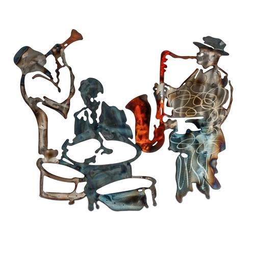 Wanddeko wandbild jazzband - wanddeko,,