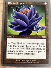 Blacker Lotus (Unglued) EX Magic Karte MtG, 0 Mana Artifact Spaß Black Lotus