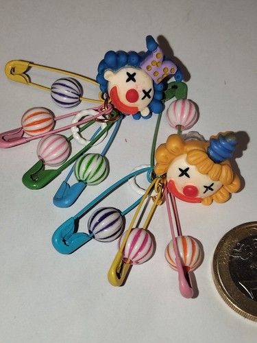 Ohrstecker bunt lustig - ,