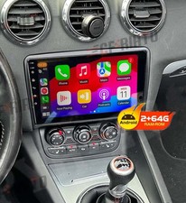 9" Touchscreen für Audi TT 2006-2014 Carplay Android 15 Autoradio GPS Navigation