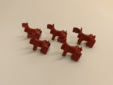 Playmobil Kavallerie Sattel 5 Stück ACW Western 3811 3801 Gewährhälter Rechts