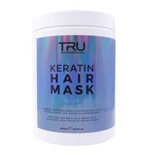 TRU Keratin Haarmaske 1000ml - Pflege & Glanz Für Trockenes, Strapaziertes Haar