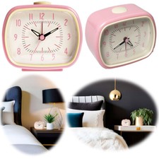Nostalgie Retro Wecker Rosa